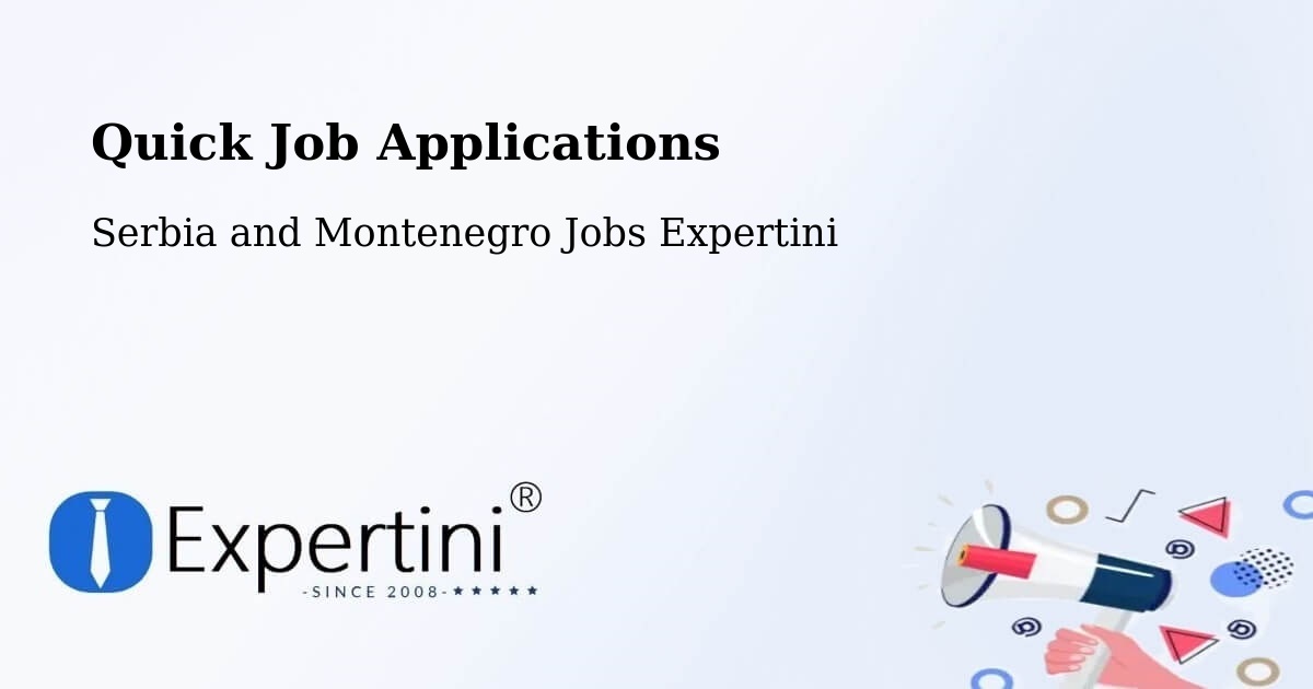 Quick Apply Feature – Ridgetown - Serbia and Montenegro Jobs Expertini